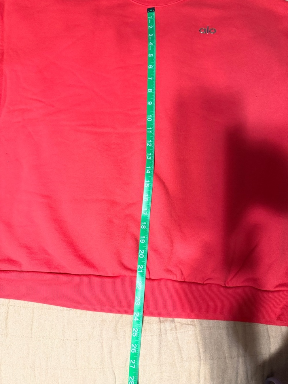 ALO Yoga Women's Accolade Crewneck in Candy Red - Picture 4 of 4
